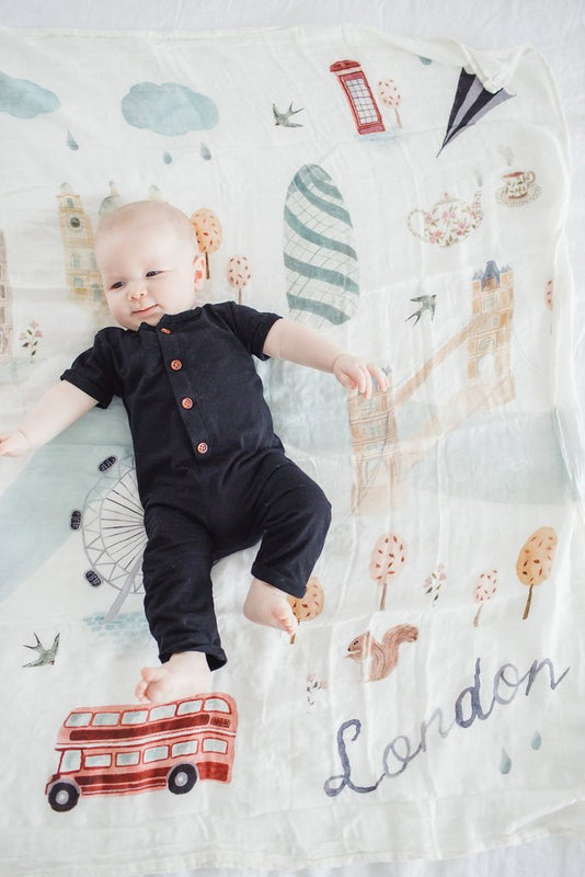 LOULOU LOLLIPOP Muslin Swaddle