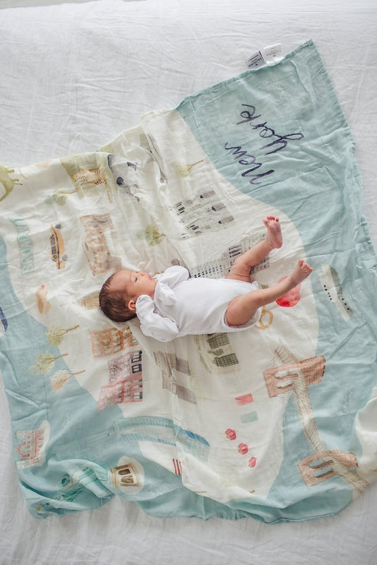 LOULOU LOLLIPOP Muslin Swaddle