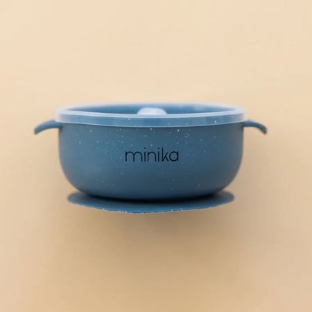 Minika | Bol en silicone avec couvercle - Plumme Box