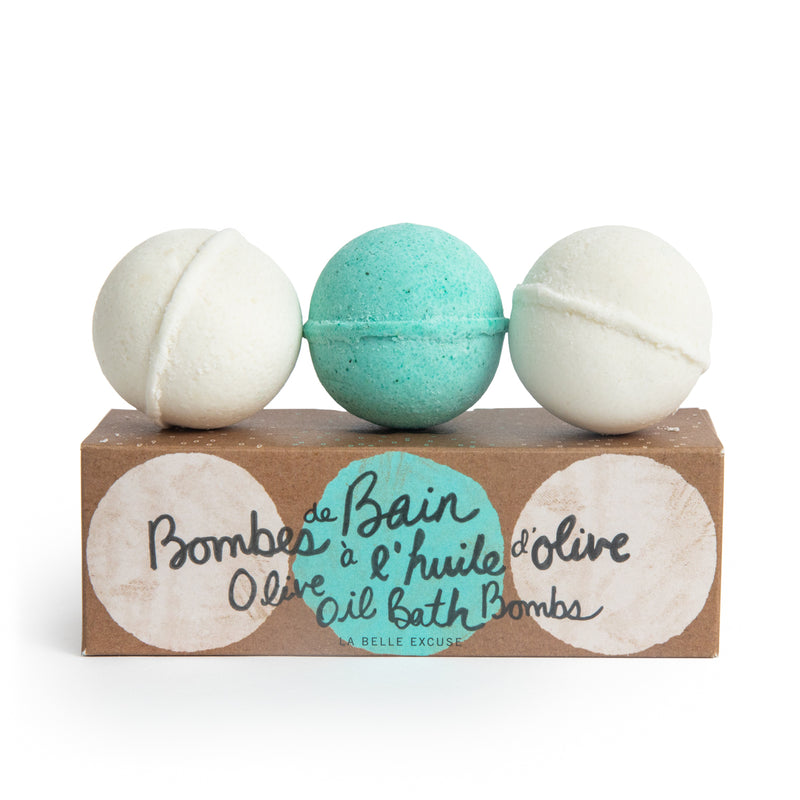 Bombes de bain à l'huile d'olive LOLO ET MOI