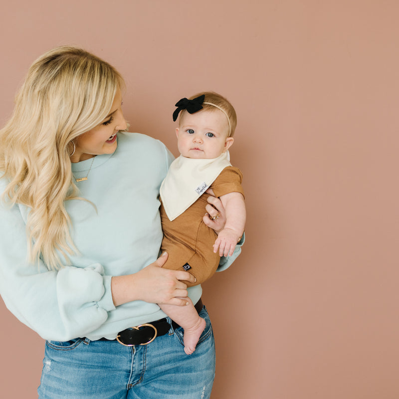 Copper Pearl | Bandana Bibs - Set of 4 | 0-36M - Plumme Box