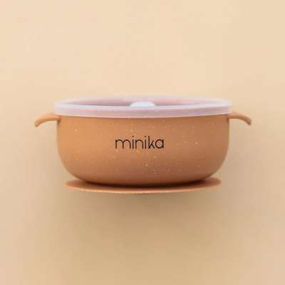 Minika | Silicone Bowl with Lid - Plumme Box